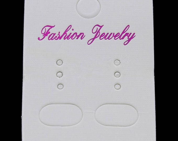 100pc 45x32mm paper made small earring display cards-5335
