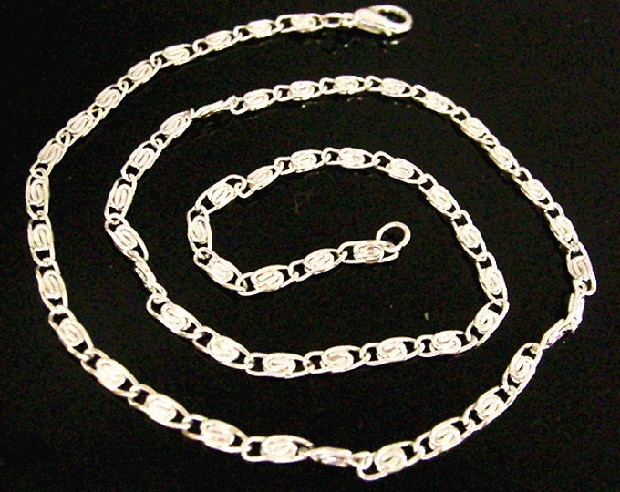 4 of 16 inches silver finish ready to wear necklaces-7561