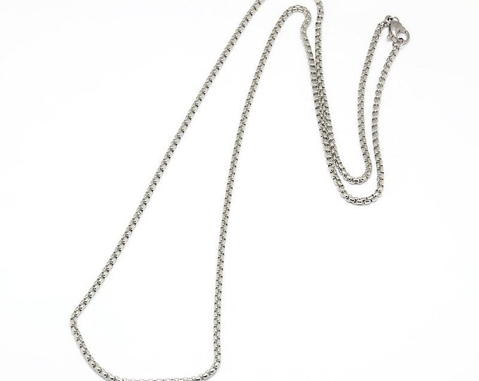 Wholesale  10pc of  23.4 inches stainless steel Venetian chain necklaces -LL1430