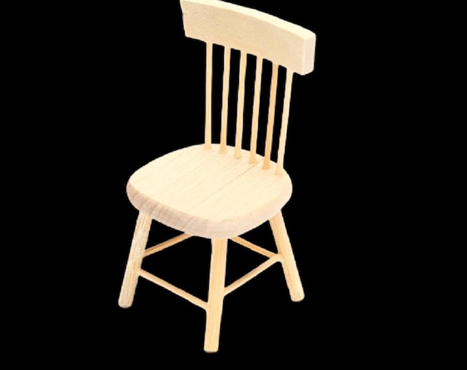 1pc Mini Wooden Chair, for Dollhouse Accessory, Pretending Prop Decorations