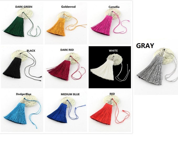 2pc Polyester Tassel Pendant Decorations -pls pick a color