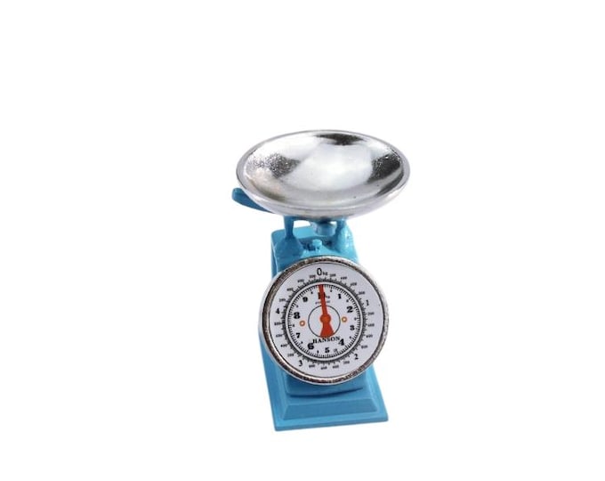 Alloy Miniature Electronic Scale Shape Display Decorations, for Dollhouse Decor – 1:12 Scale