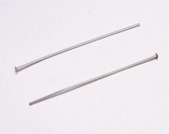 100PC Stainless steel head pins -Pls pick a length