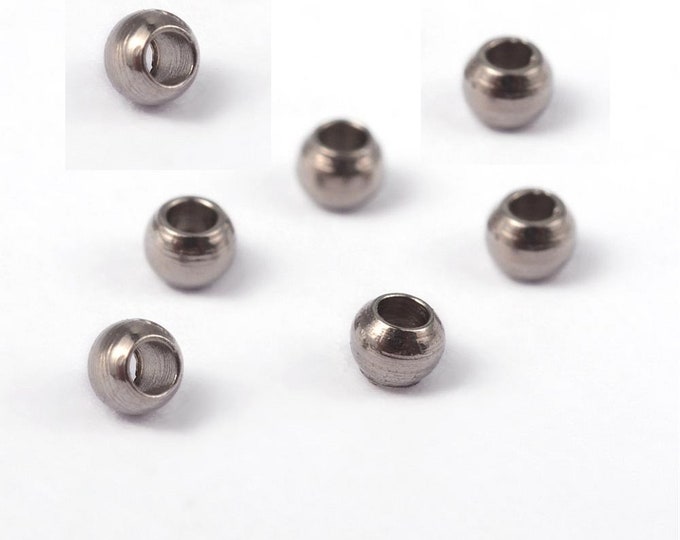 100pc   small stainless steel made spacers-pls pick a size