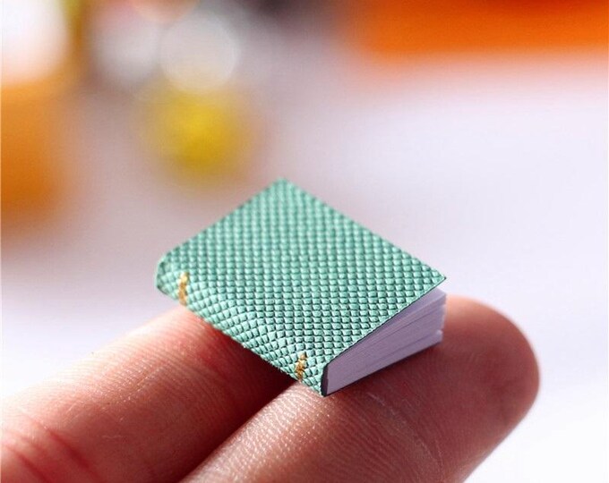 4pc Dollhouse Miniature books, for Dollhouse Accessories Pretending Prop Decoration