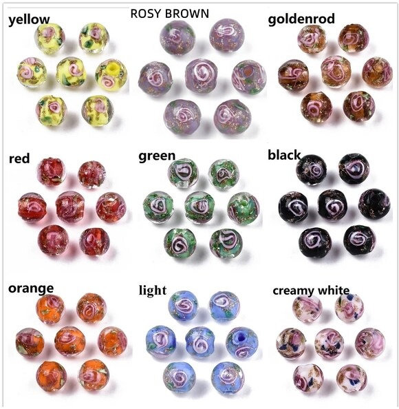Glass Dice Beads, Handmade Lampwork Beads, 8mm Glass Cube Beads, Funky Dice  Glass Beads, White Glass Dice, Black Dice, Pink Dice,opaque Dice 