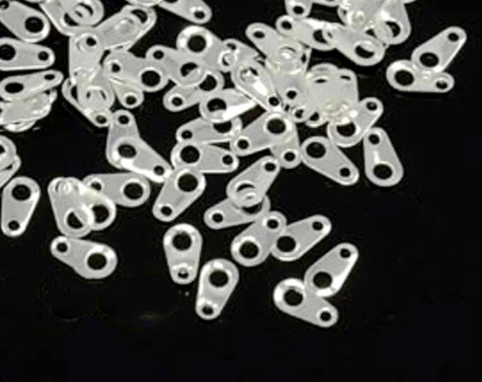 100PCS Chain Tabs Necklace Ends Bracelet Ends Connectors Hook - pls pick a color