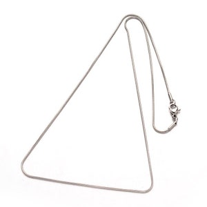 Wholesale 6 pc of  stainless steel snake necklaces 1mm thickness - pls pick a length