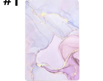 25 pc Hot Stamping Cardboard Paper Jewelry Display necklace earring display cards - 9X6CM- pls pick a color