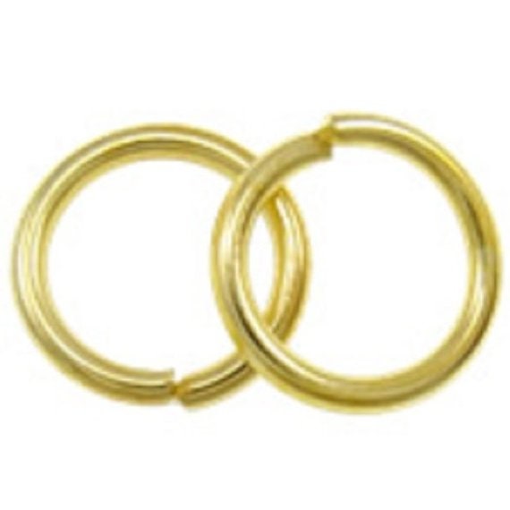 25pc 20mm large metal  jump rings, 1.8mm thickness-gold finish
