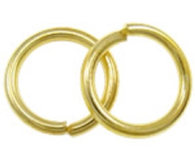 25pc 20mm large metal  jump rings, 1.8mm thickness-gold finish