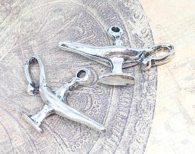 4pc antique silver finish Latin magic lamp pendants-7464B