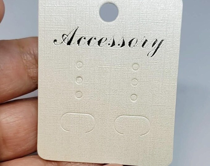 50pc paper made earring display cards-8279