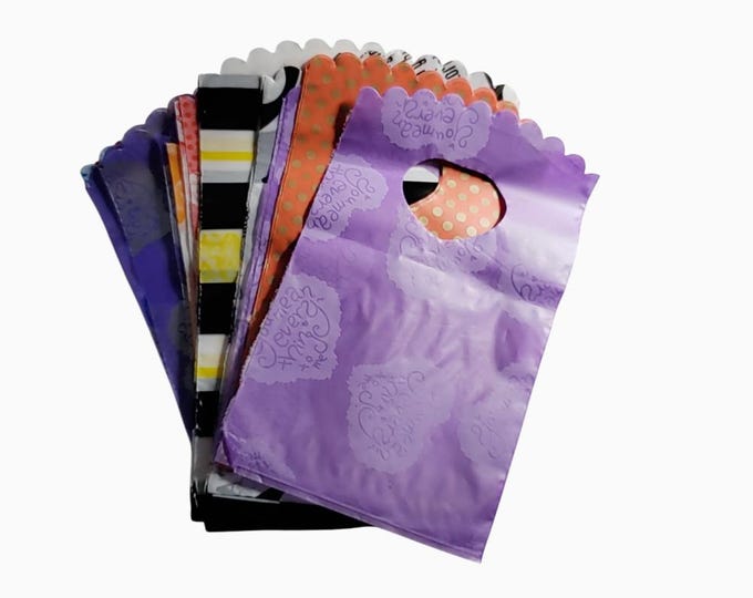 30 pcs mix pattern 5.5x3.5 inch small plastic bags-8348