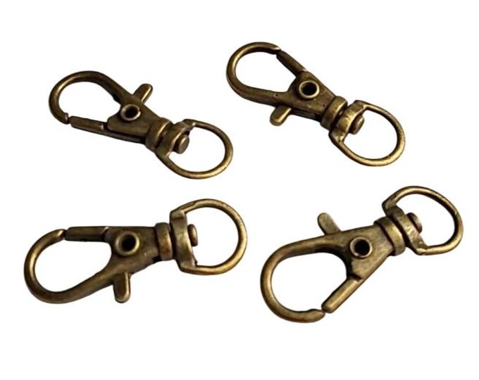 8pc antique bronze 32.5x11mm antique bronze Swivel Clasps-8557