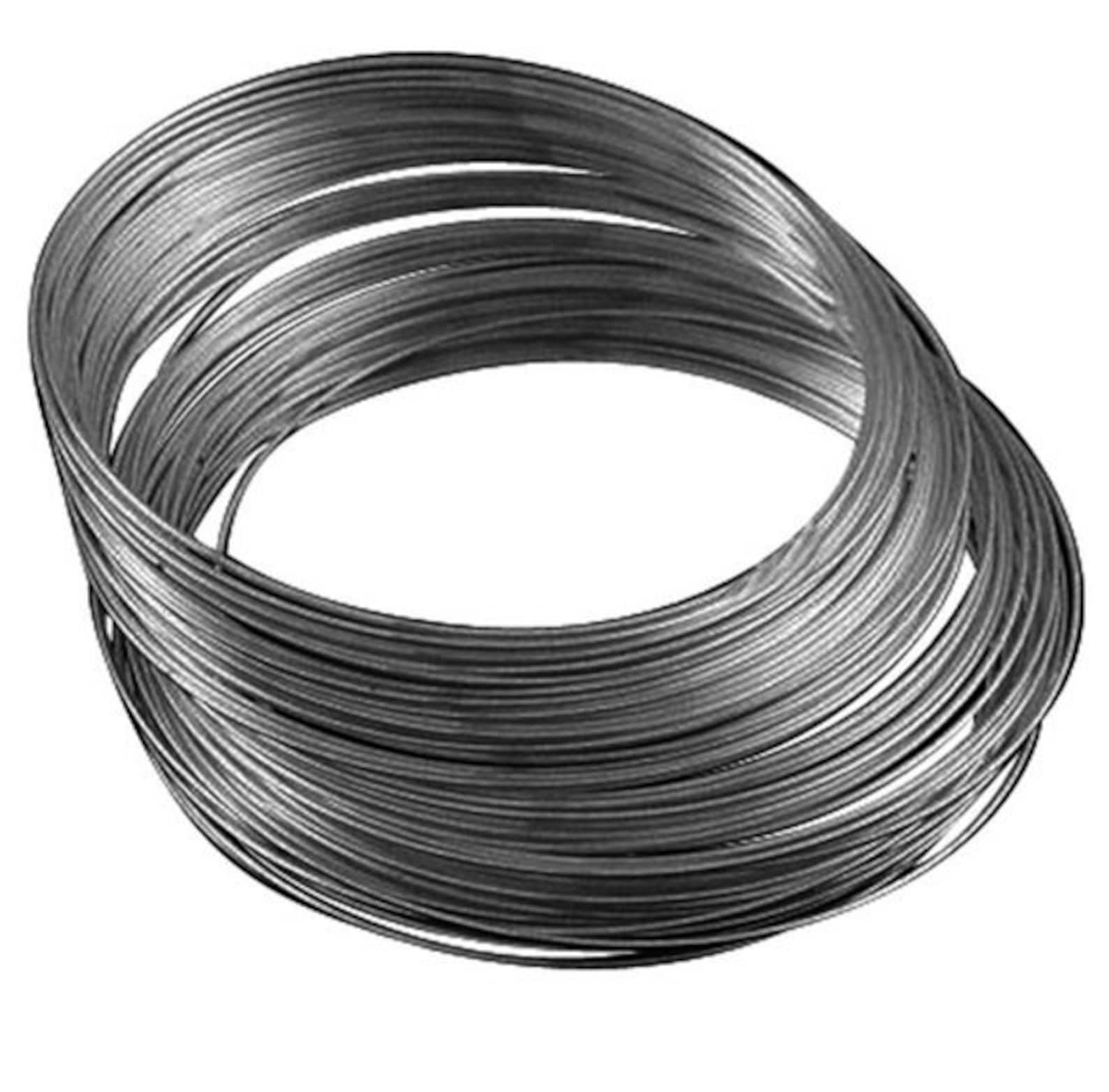 50 Circles Steel Memory Wire 5.5cm,6mm Wide, 1m Thickness-pls Pick Your ...