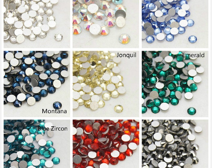 Wholesale 1440pcs  High Quality Flatback Rhinestone SS10-pls pick a color