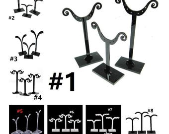 Acrylic Earring Earring Display Stand Holder - 3 pc set