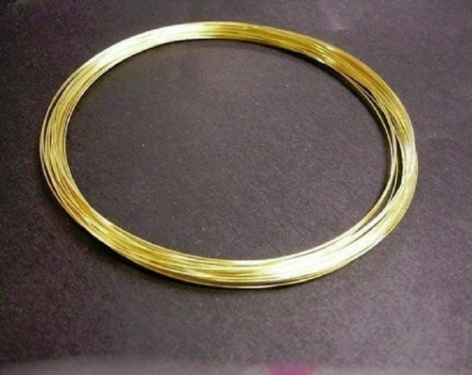 11.5cm  memory wire 25 loops for necklace 0.6mm thickness-gold finish -5091