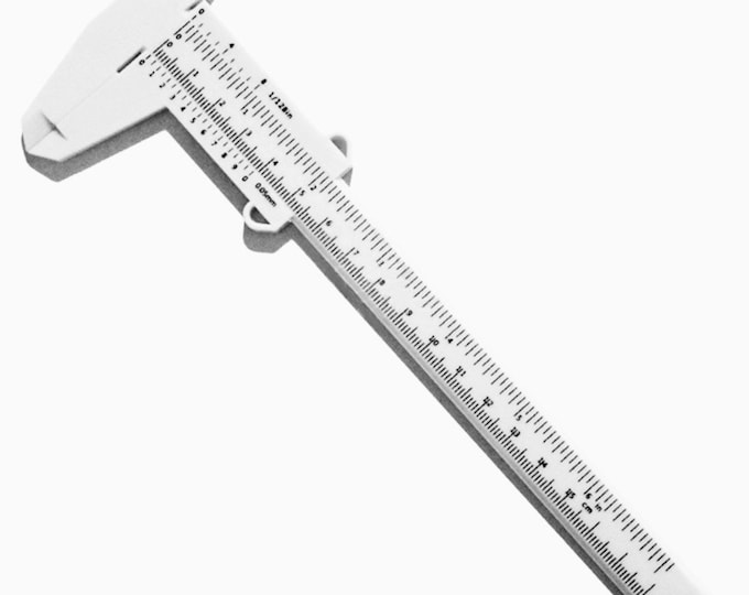 1pc plastic made caliper sliding gauge for bead up to 6 inches