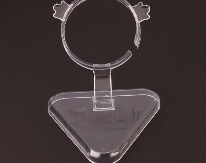 1 pc Transparent Clear  Plastic Bracelet Display-Q560