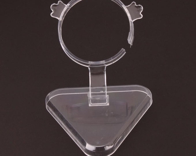 1 pc Transparent Clear  Plastic Bracelet Display-Pls pick a style