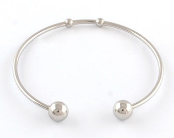 2pc stainless steel  Cuff Bangle Making-LL2027