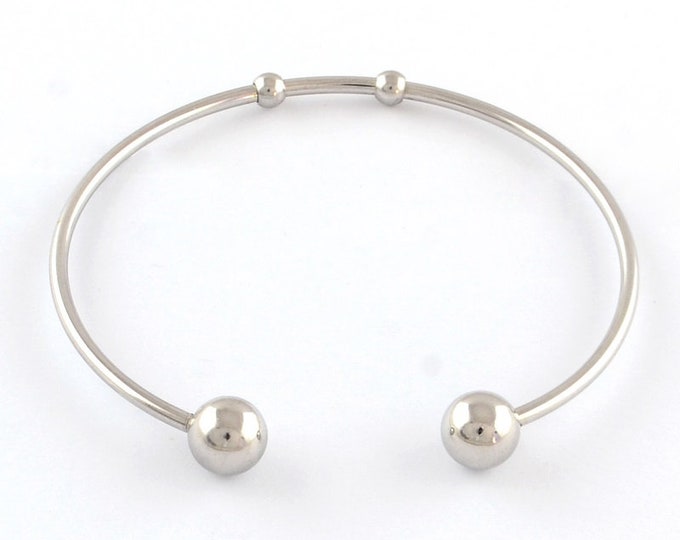 2pc stainless steel  Cuff Bangle Making-LL2027