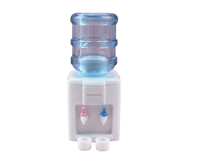 1pc Dollhouse Miniature Plastic Water Dispenser , for Dollhouse Accessories Pretending Prop Decoration