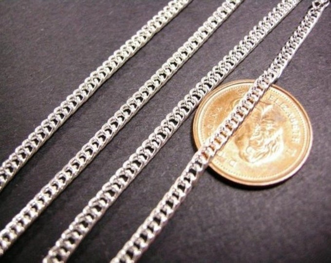 5 feet silver finish curb chain-993