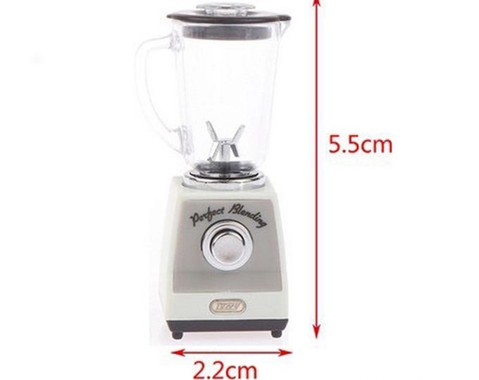 Miniature Blender Maker Dollhouse Accessory – 1:12 Scale Kitchen Appliance for Dollhouse Decor & Collectors