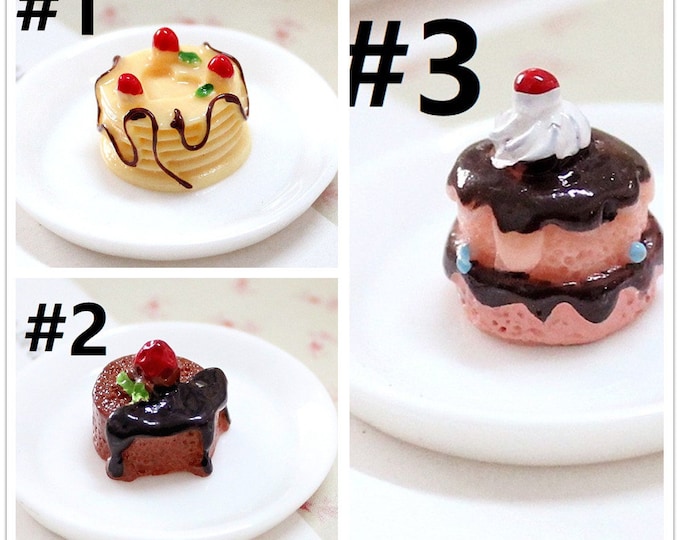 6pc  resin cake cabochons-pls pick a style