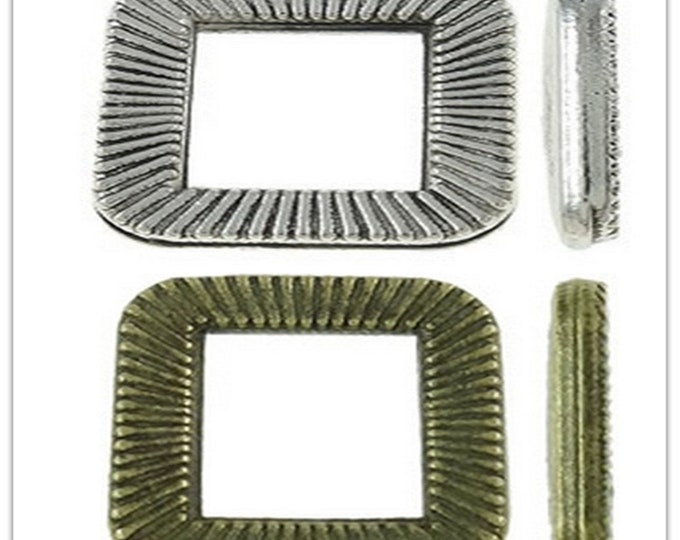 24pc antique silver 10x9mm patterned links/connectors-pls pick  a color