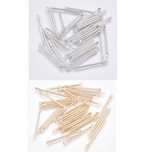 50pc 25mm iron bar links-pls pick a color
