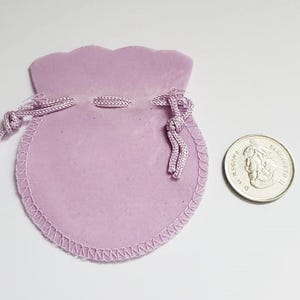 10 Small Drawstring Gift Bags – 3&quot; Velvet Pouches for Jewelry, Party Favors, or Storage