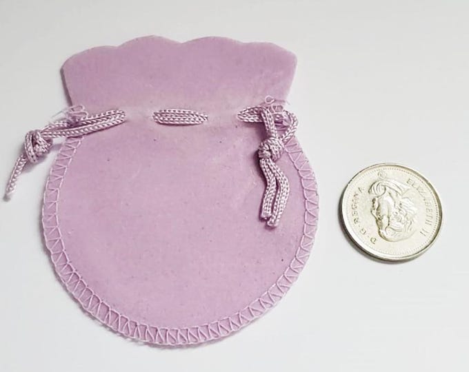 10 Small Drawstring Gift Bags – 3" Velvet Pouches for Jewelry, Party Favors, or Storage