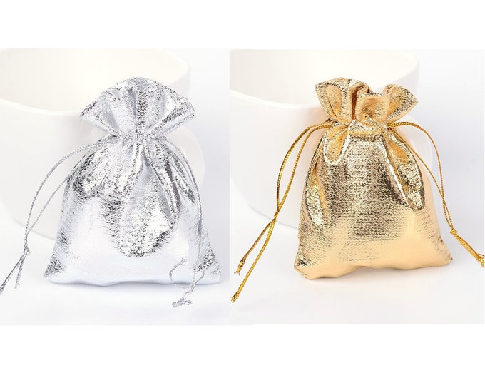 6 pc Organza Bags-pls pick a size and color