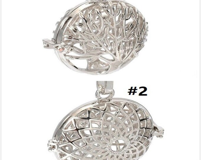 2pc platinum look   wish box pendant-pls pick a style