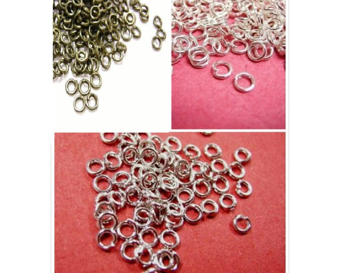 200pc 3mm  jump ring-pls pick a color