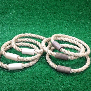 Rustic Ring Toss Outdoor Yard/Lawn Game with 6 Rings FREE U.S. shipping image 4