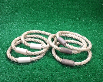 Custom Sizes Available - 6 Ring Toss/ Bottle Toss Throwing Rings - Rings Only - FREE SHIPPING