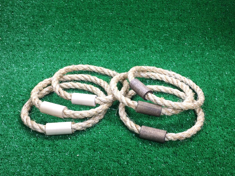 Rustic Ring Toss Outdoor Yard/Lawn Game with 6 Rings FREE U.S. shipping image 4