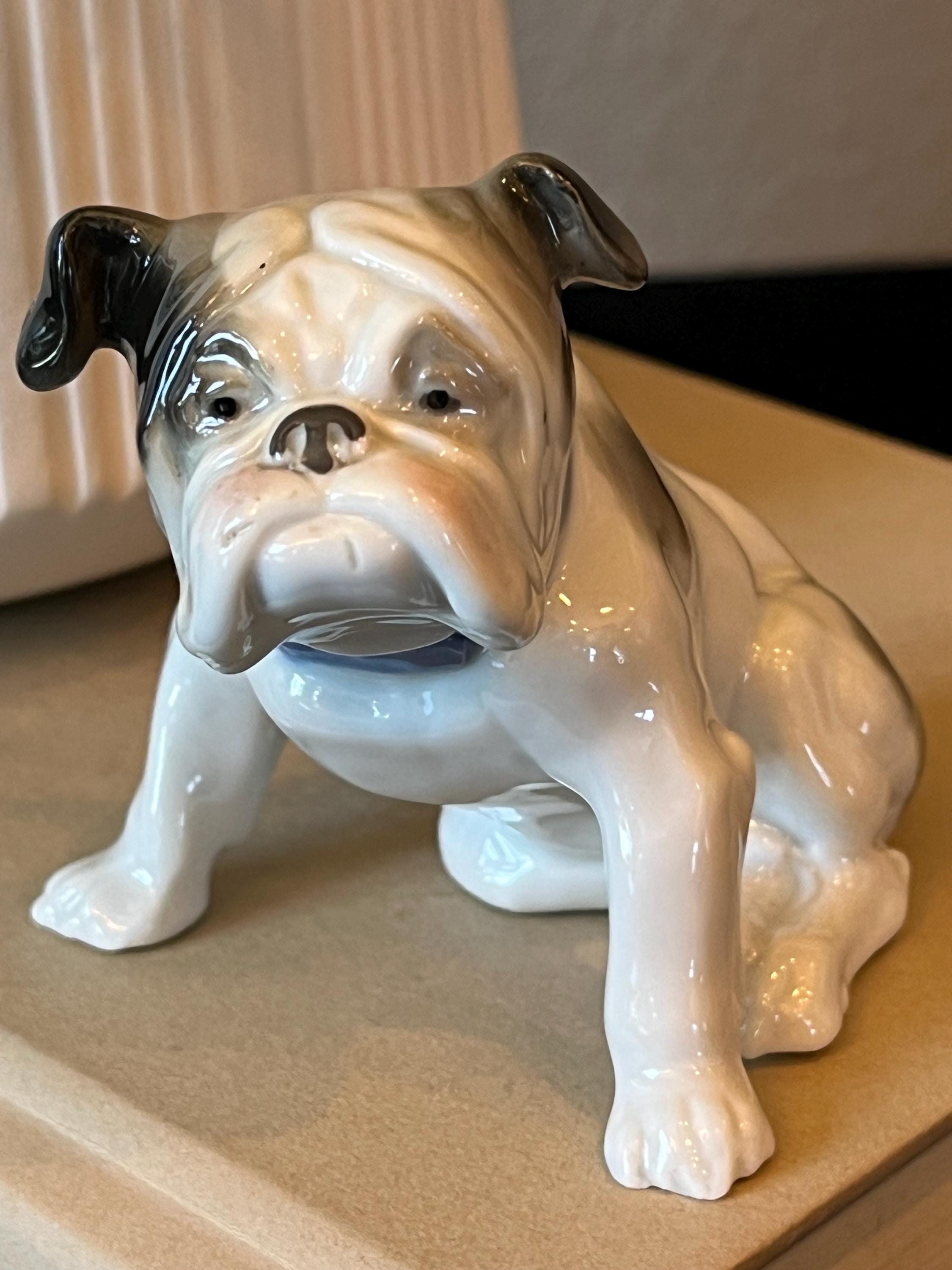 Vintage Bulldog Ceramic - Etsy