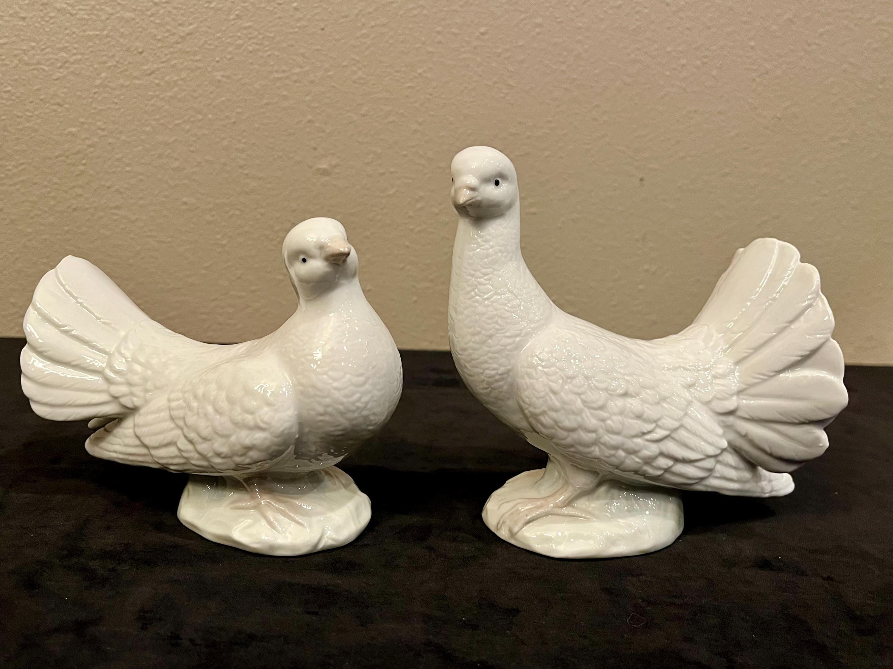 White Pigeon Statue - Etsy