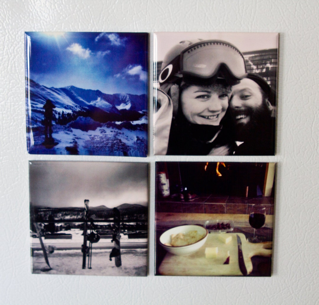 Custom Instagram Fridge 3x3 or 2.5x2.5 Pack of 4 Etsy