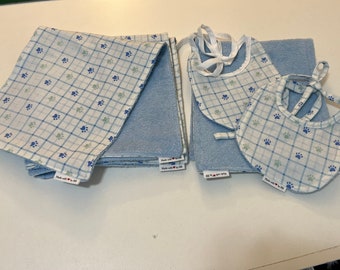 Handmade Burp Clothes and Bibs