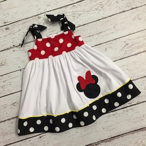 Minnie girls dress-birthday dress-girls dress