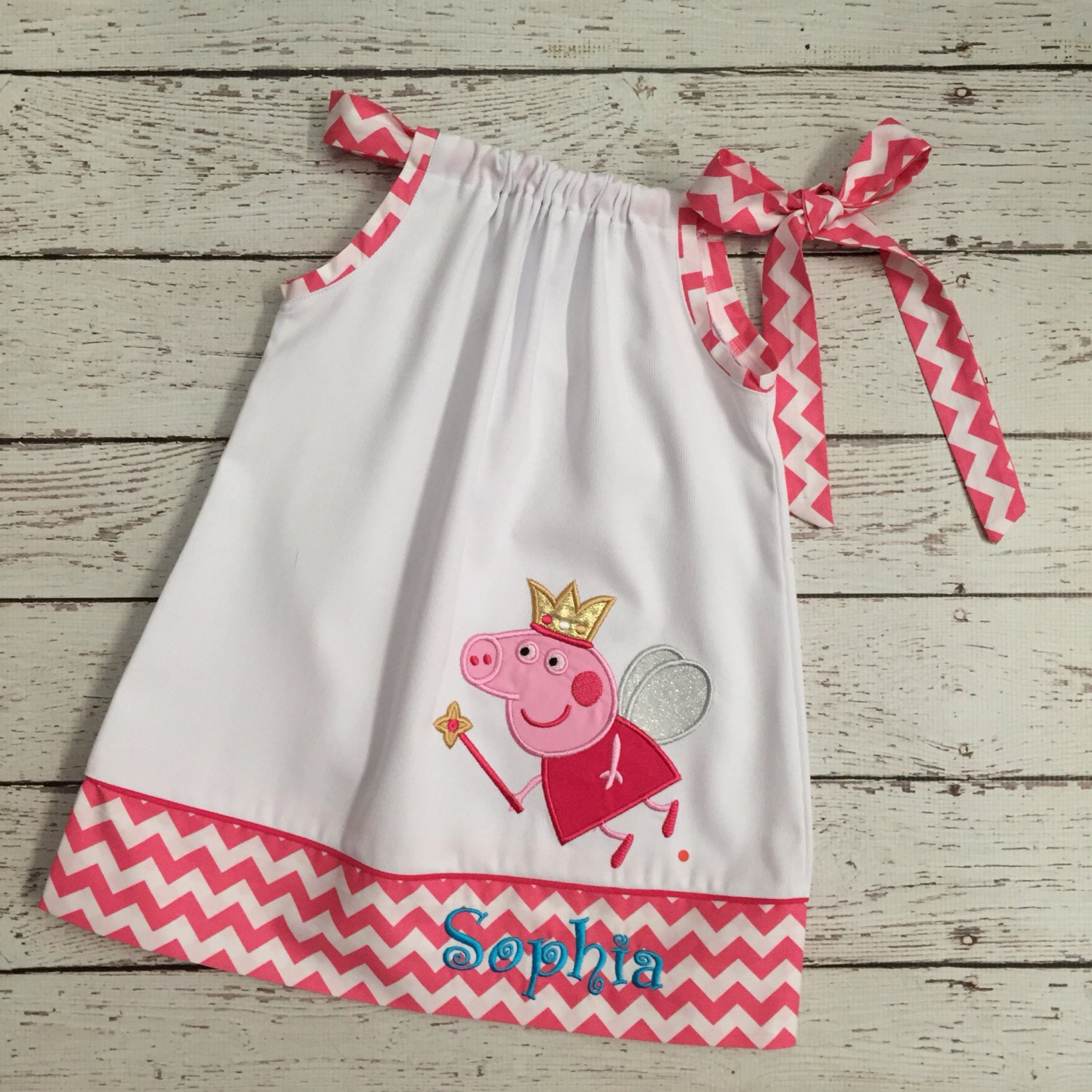 Peppa Pig Toddler Girl Floral Smocking Tank Dress