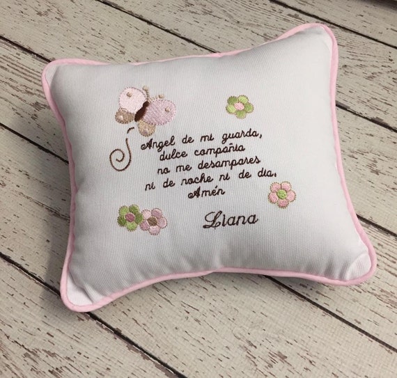 Almohada de bebé personalizada Angel de la Guarda España