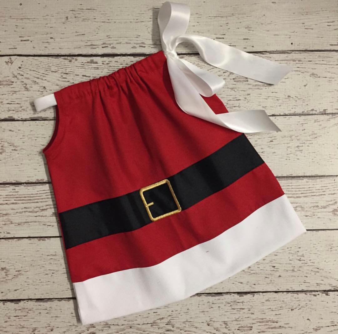 christmas pillowcase dress Santa Pillow Case Dress